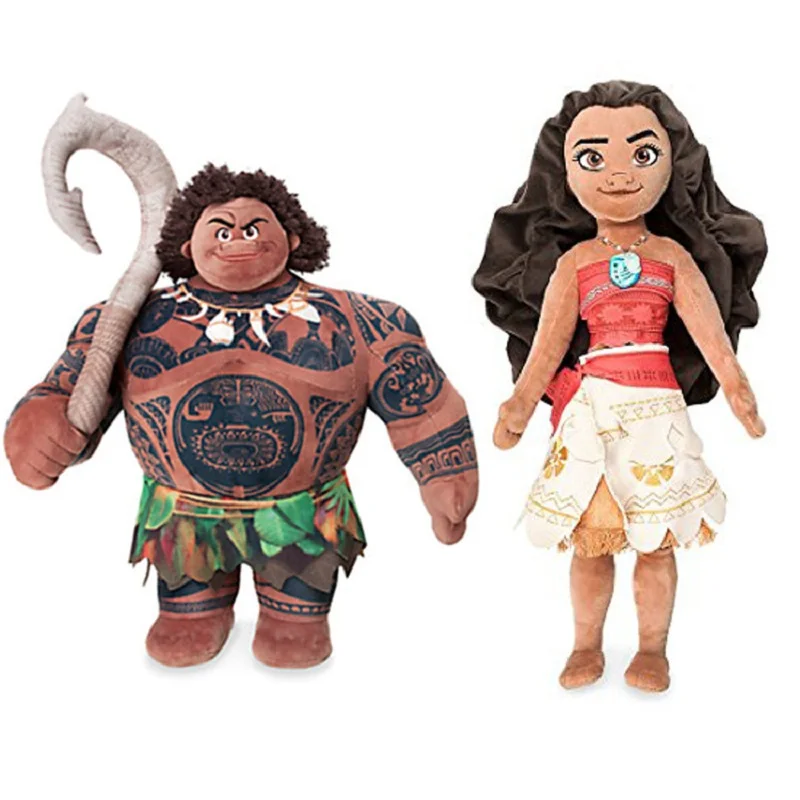 Moana Princess Maui Chief плюшевая игрушка милая мягкая плюшевая кукла игрушки Рождественский подарок для детей