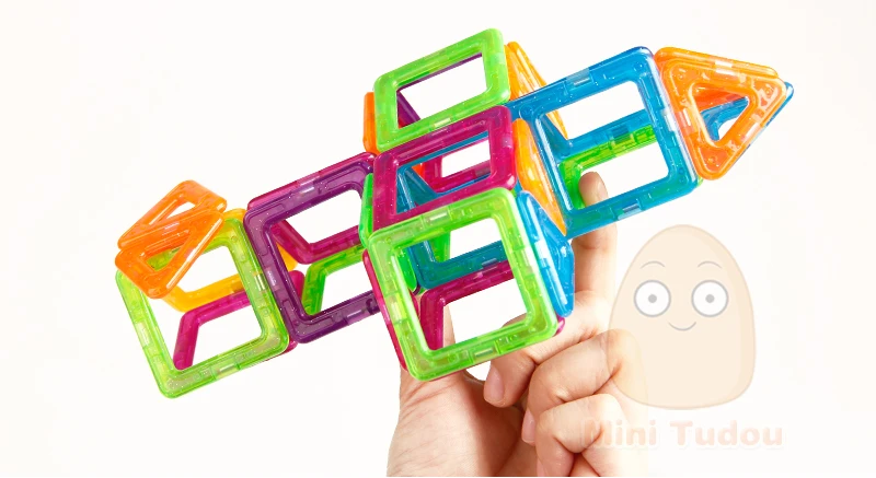 112 шт. Мини Магнитный конструктор Набор для строительства модель и строительные пластиковые магнитные блоки Развивающие игрушки для детей подарок