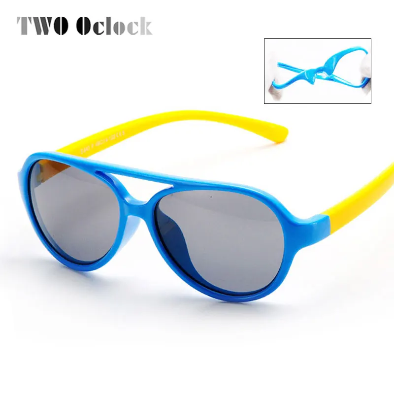 

TWO Oclock Brand Quality Kids Sunglasses Polarized Baby Boy Girls TR90 Sun Glasses Child Pilot Sunglass Infant Oculos Shades 843