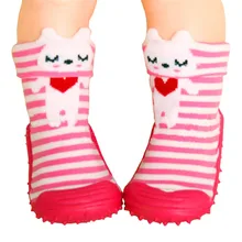 Baby SocksToddler Girl Boy Newborn Enfant Shoes Socks Children Socks Soft Bottom Non-Slip Floor Rubber Soles Kids Boots WS9321