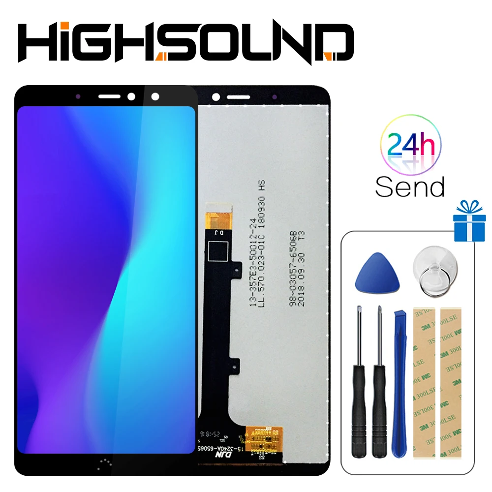 Для BQ Aquaris X2 pro ЖК дисплей + сенсорный экран дигитайзер сборка Замена для Pro lcd