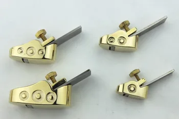 

Violin/Cello maker tools, 4pcs various size Mini Brass planes woodworking planes