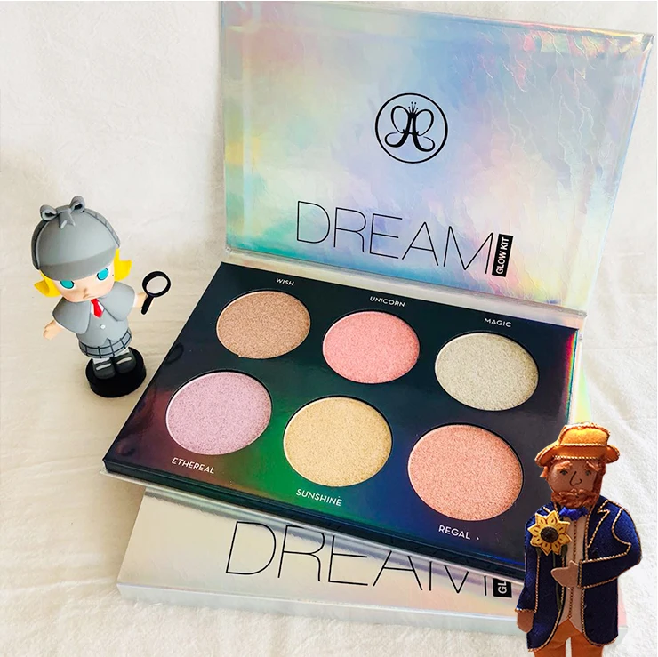 Anastasia Beverly hils Dream Glow Kit ABH Профессиональный Контур лица для макияжа Набор 6 цветов пудра хайлайтер палитра