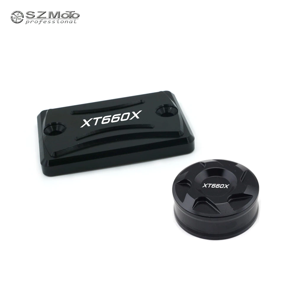 Anteriore Posteriore Brake Fluid Reservoir Copertura Della Protezione Per Yamaha Xt 660X Xt660X 2004-2014 Accessori Moto Cnc