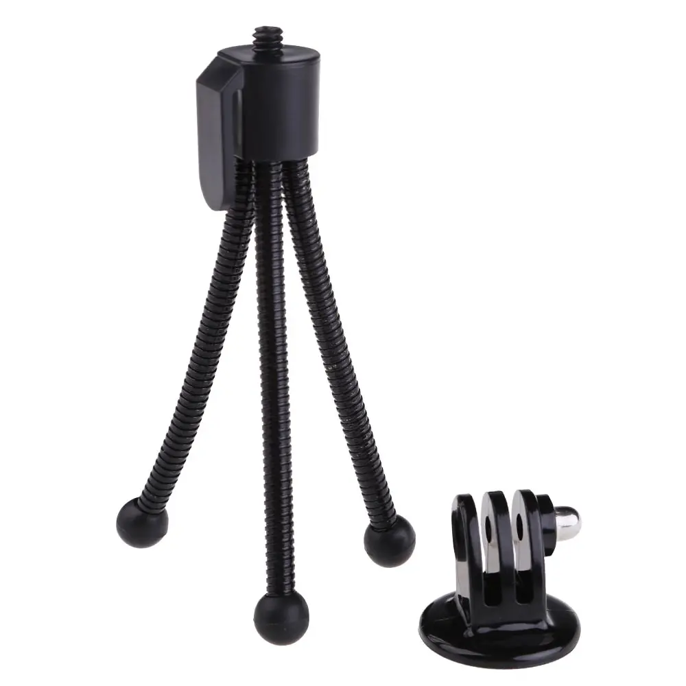 Gopro Accessories Mini Octopus Tripod + Tripod Mount Adapter Bracket ...