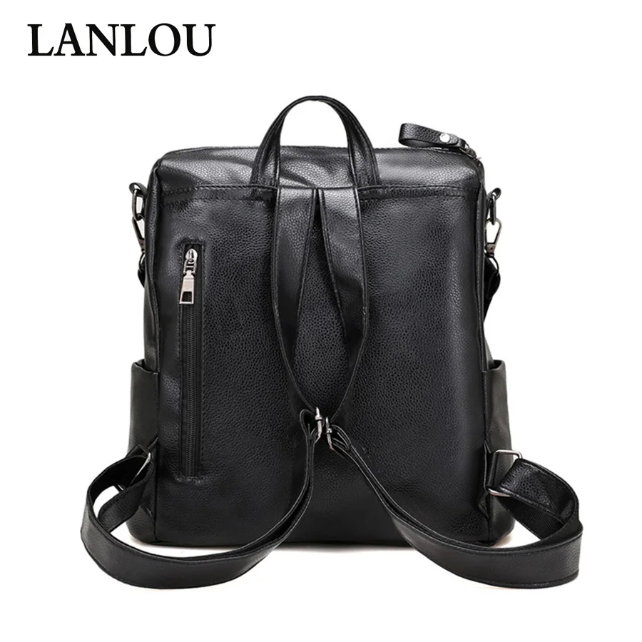 LANLOU Новый женский рюкзак с бахромой Модный повседневный роскошный
