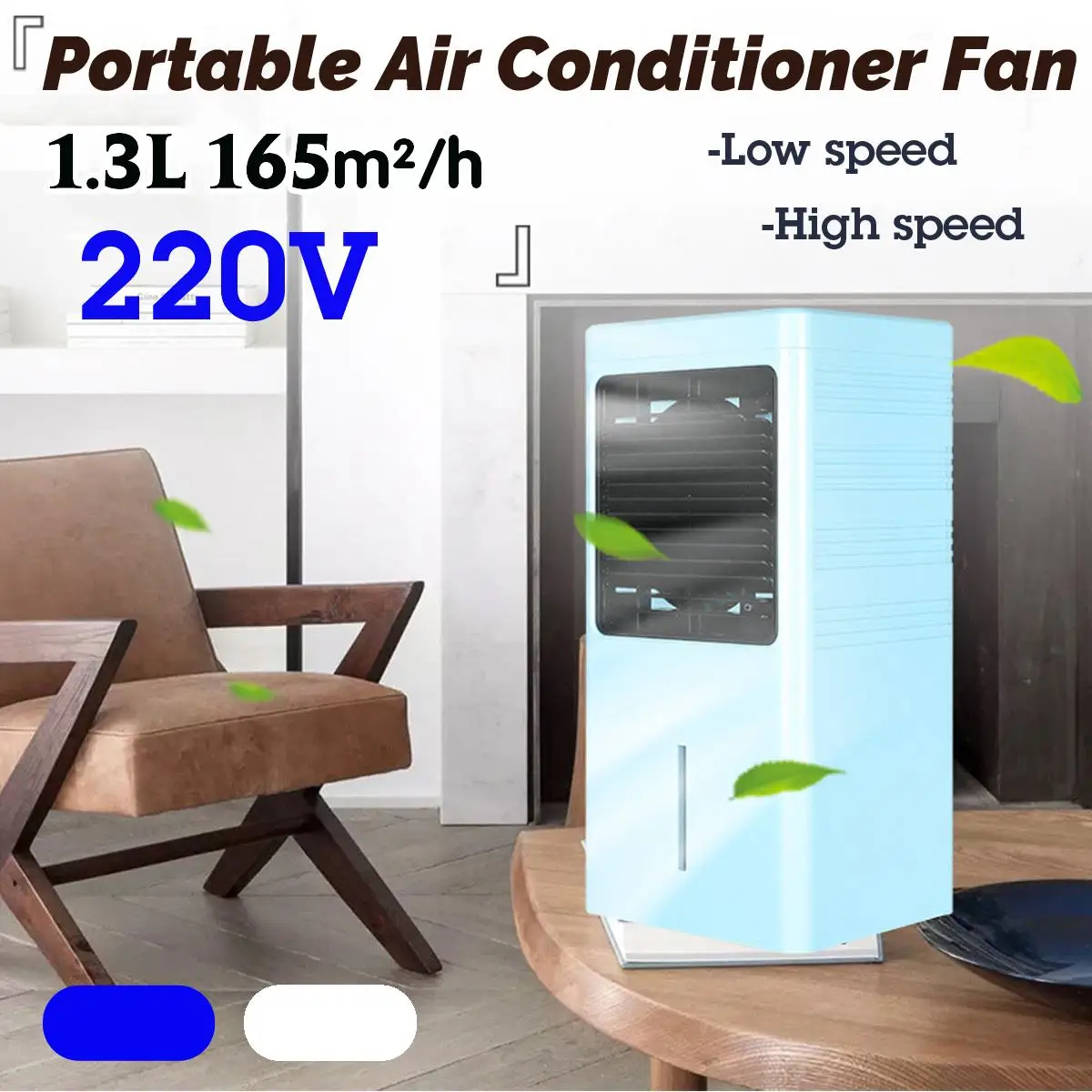 

220V Mini Portable Air Conditioner Humidifier Cooler Cooling System Desktop Air Cooling Fan Air Cooler Fan for Office Home