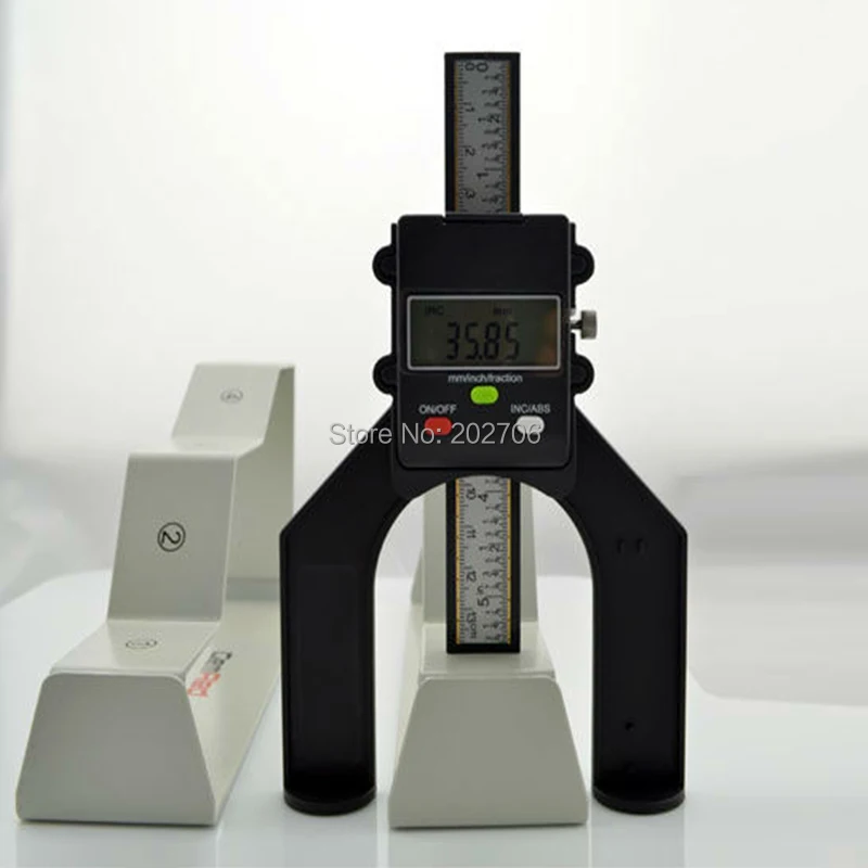 80 мм Цифровой глубиномер ЖК-альтиметры Штангенциркули с магнитными ножками для маршрутизатора столы деревообрабатывающие измерительные инструменты