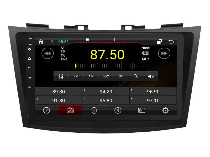 Excellent WITSON 9" FULL HD TOUCH SCREEN Android 9.0 Octa-Core Car GPS Multimedia Navigation For SUZUKI SWIFT 2013-2016 3