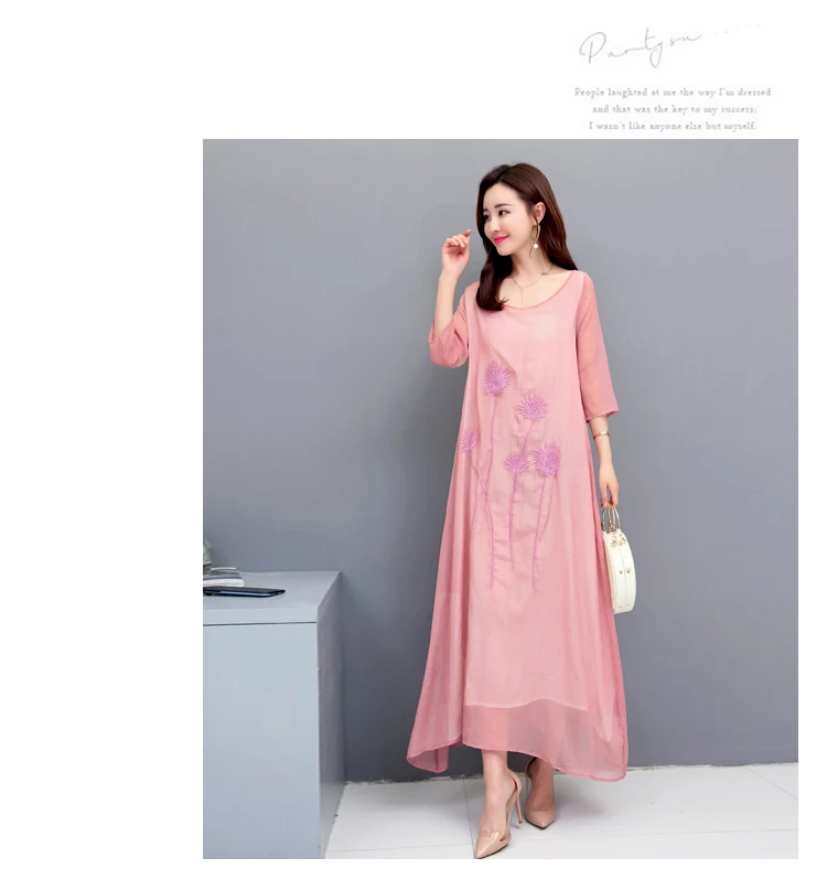 Women Dresses Evening Party Summer Vintage Embroidery Maxi Long Formal Dress Women Elegant Plus Size Vestidos De Novia 2019 14