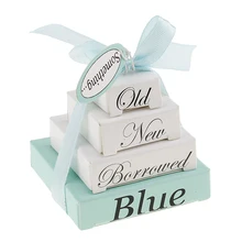 Что-то старый заемный синий Note Pad мини-планировщик коробки Свадебный поставщик