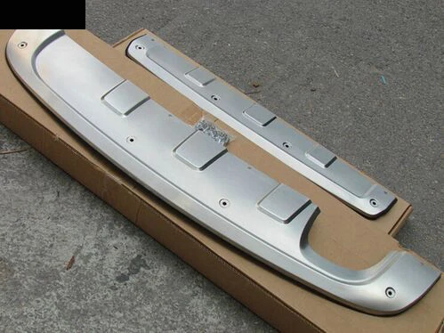 

Hot sale For VW Tiguan 2013 2014 2015 stainless steel Front & Rear Bumper Protector Guard Skid Plate cover trim TG7