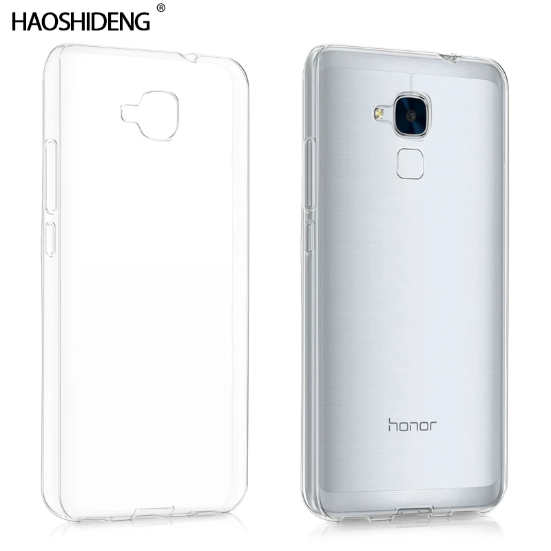 Чехол для huawei Honor 5c TPU Силиконовый прочный прозрачный мягкий чехол для huawei Honor 7 Lite защитный чехол на заднюю панель телефона