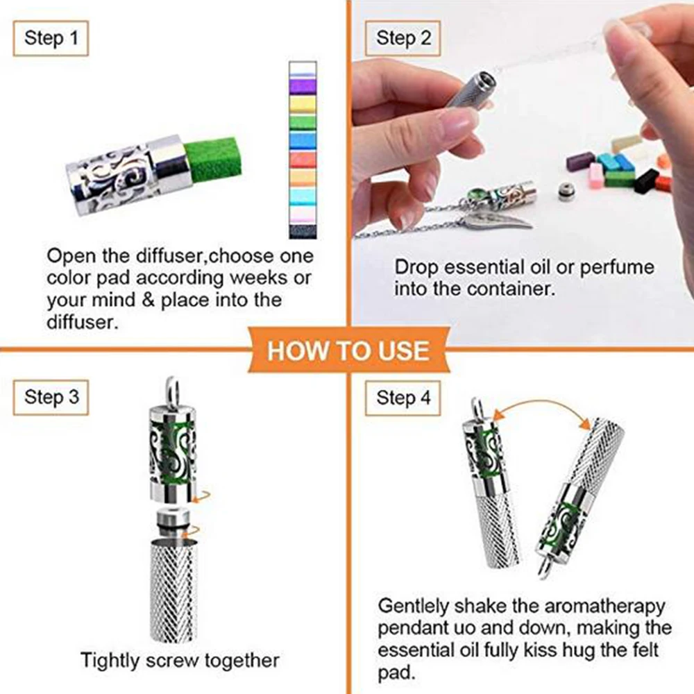 ZP-PD072 perfume diffuser essential oil storage pendant (5)