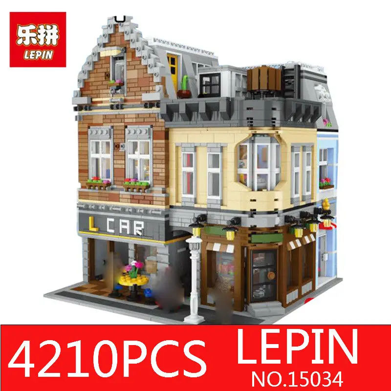 

Lepin 15034 4210Pcs Genuine MOC City Series The New Street Set Building Blocks Bricks Educational Toy Model As Christmas Gifts