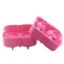 2 шт./компл. кубик льда Форма под лед форма для фарша для вино Лед Куб лоток с крышками 4 Кубика для гладких кубики льда для виски