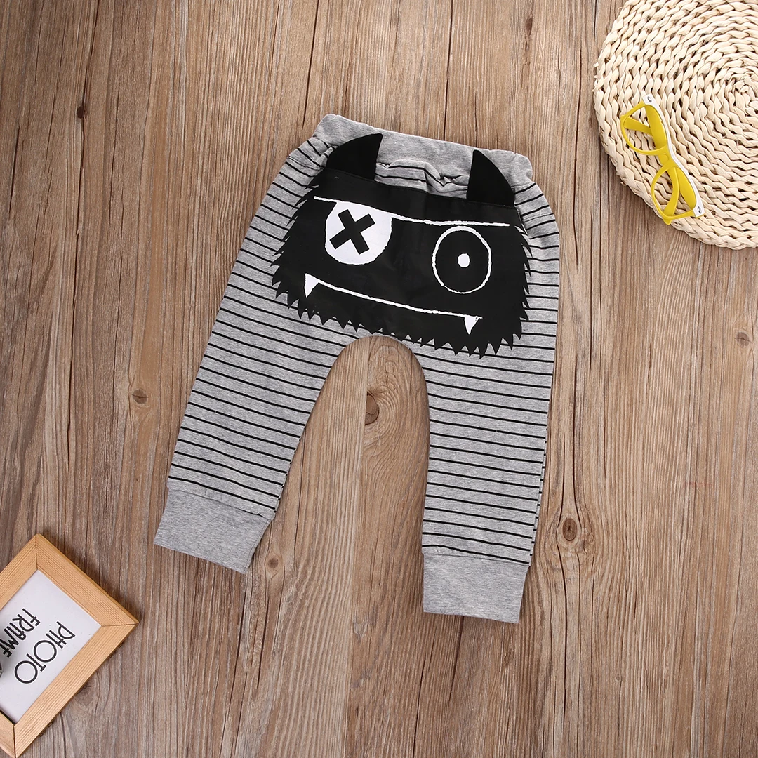 Infant Toddler Baby Cotton High Waist Pants Casual Animal Casual Leggings Trouser 0-36 Months