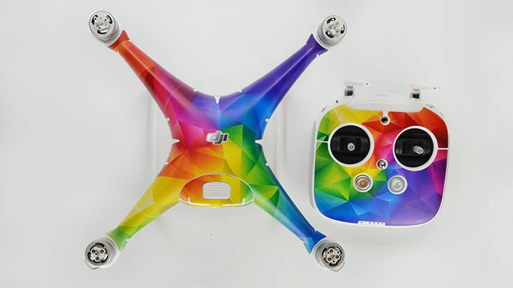 PGY DJI Phantom 4 Accessories Skin Stickers Decals 3M PVC Phantom 4 Waterproof Quadcopter Drone Parts Multiple Style