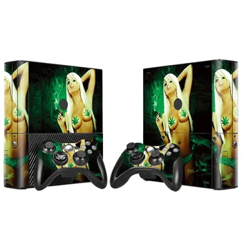 

Factory Price Vinyl Skin Sticker For XBOX 360 E Console + Controller Decal Hot selling sticker
