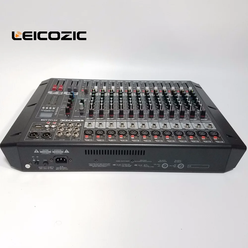 Leicozic Audio Mixer FX122-USB Rack Mount digital