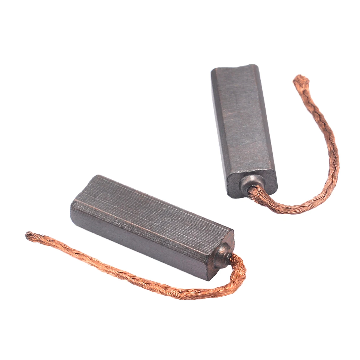 10PCS/SET Carbon & Copper Motor Brush Wire Generator For Automobile Car Generic Electric Motor Brushes 4.5x6.5x20mm