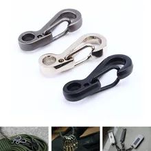 EDC SF mini Quickdraw hook Рюкзак Весна повесить Паракорд застежка hike горный Тактический Карабин для подъема брелок для выживания снаряжение для лагеря