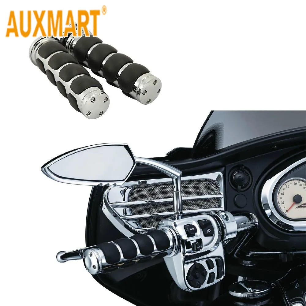 Auxmart 7/8 &quotмото для Honda/Suzuki/Kawasaki/Yamaha/Ninja мотоцикл 22 мм руль на заказ Хромовая
