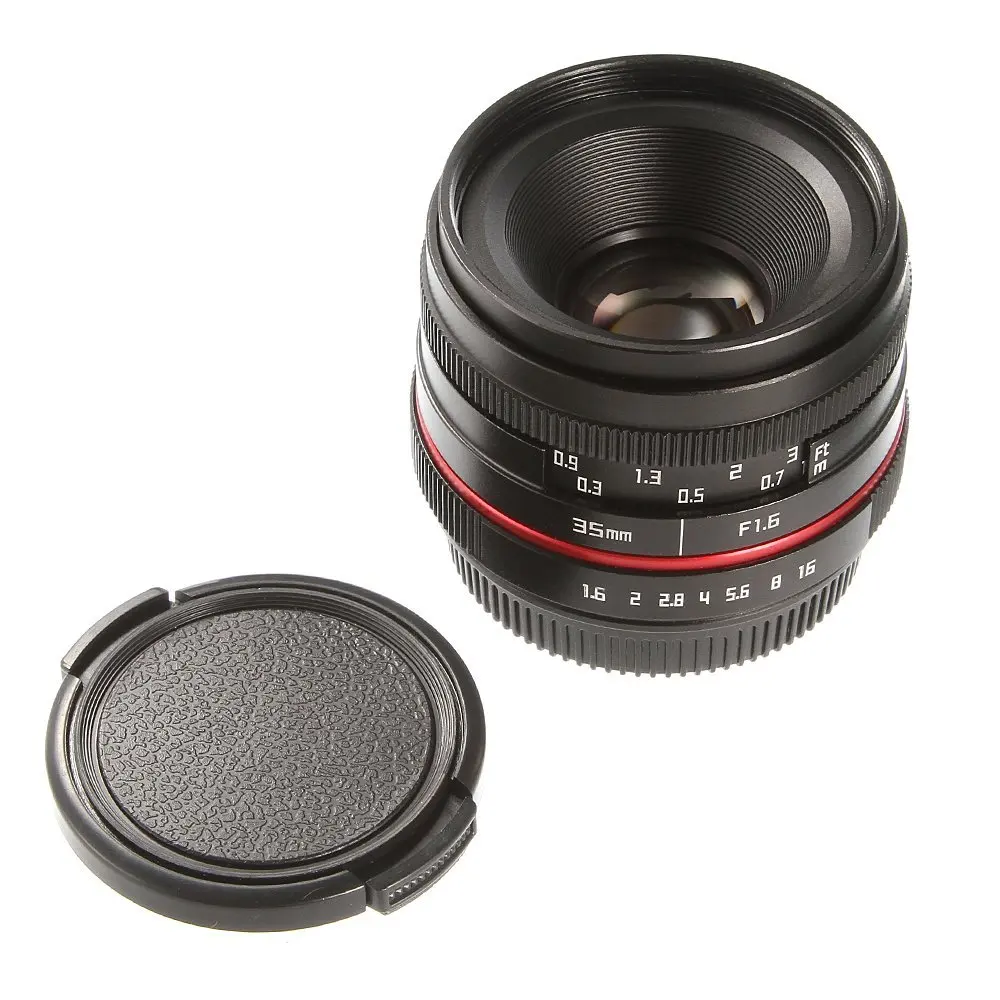 36 мм F/1 6 ручной фокус MF Prime объектив для Canon Fujifilm Sony Panasonic Olympus камера M5 M50 M100 XH1 XT2 XE3