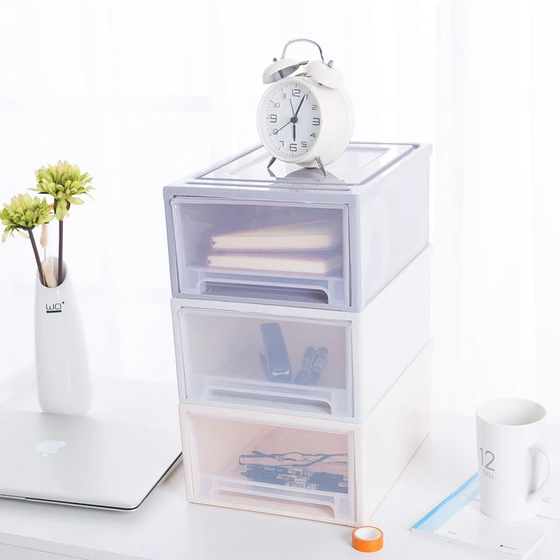 الإبداعية درج تخزين صناديق المنظم المنزل خزانة متعدد الطبقات شفافة أشتات الأطفال الملابس صناديق تخزين بلاستيكية