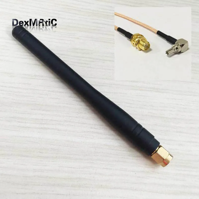 Антенны 3G 800-2100 МГц 3dBi GSM антенна SMA штекер Omni + гнездовой разъем переключатель CRC9