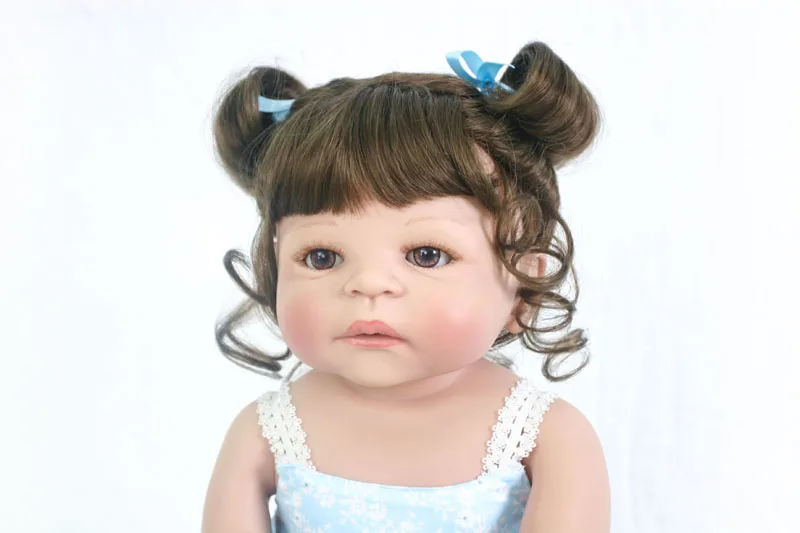 55 см, новинка, силиконовая кукла Reborn Baby Doll, игрушки для девочек, Bonecas, 22 дюйма, новорожденная принцесса, Bebe, живой ребенок, подарок на день рождения, Ванна