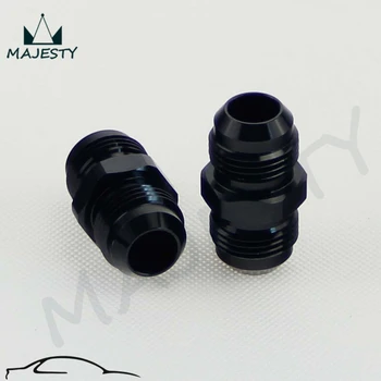 

2PCS UNIVERSAL AN10 to 10AN ALUMINIUM STRAIGHT MALE FLARE UNION FITTING ADAPTER Black
