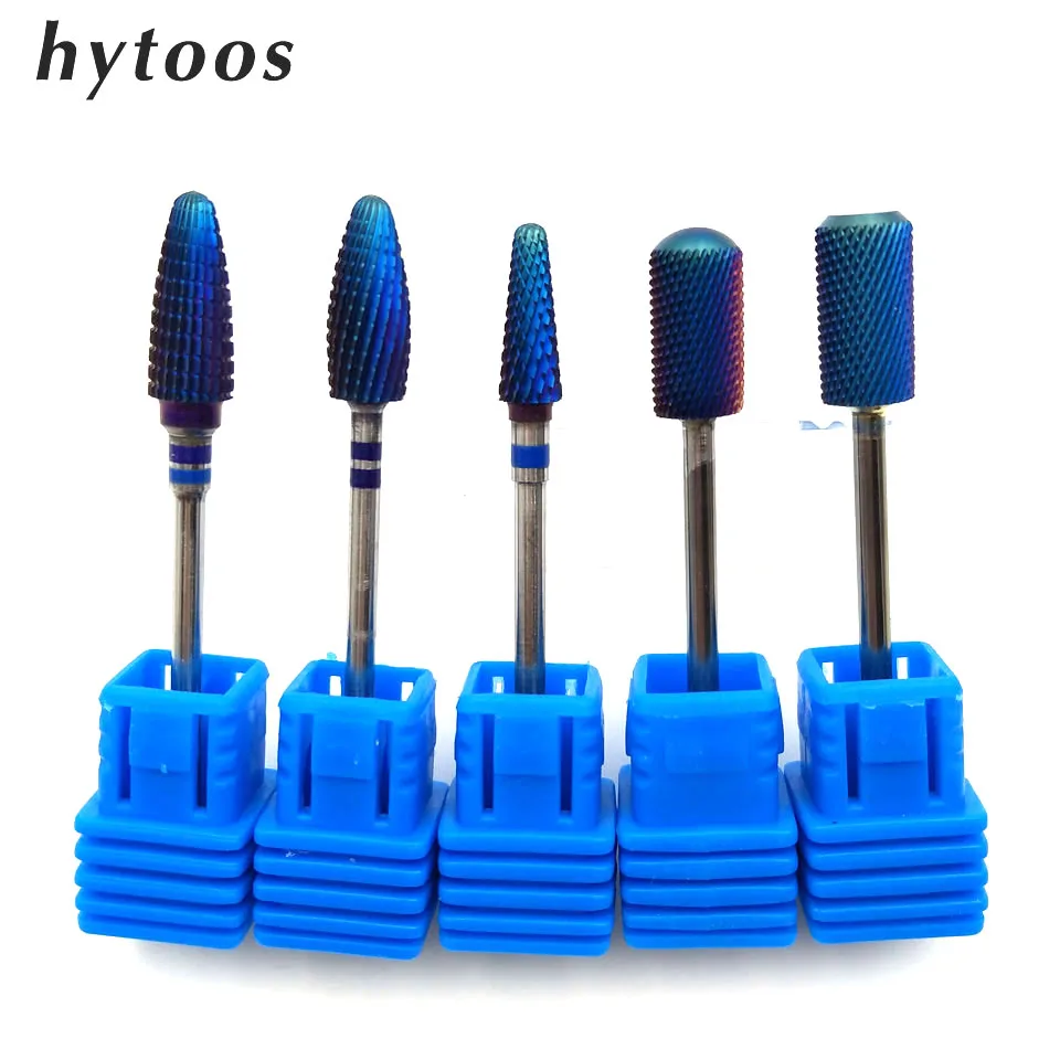 Сверло для маникюра 3/32 дюйма голубое и Радужное|nail drill bits|nail drilldrill nail bits |