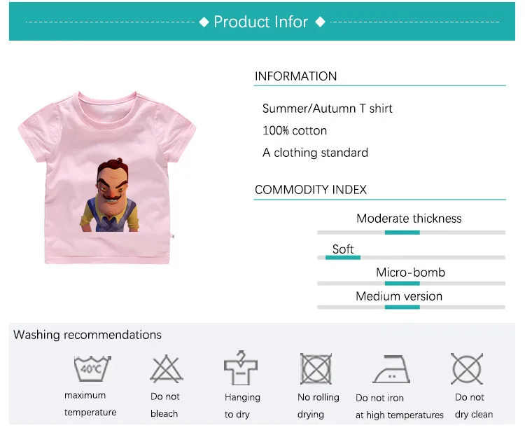 От 2 до 12 лет детская футболка «Hello neigher» топы с короткими рукавами для мальчиков и девочек, повседневная детская одежда b096