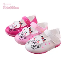 High Quality Kids Girls Shoe First Walker PU Leather Shoes Chidlren Shoe Soft Bottom Toddler Shoes Baby Schoenen