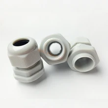 Хорошее качество b класс Материал сделал 20 шт./пакет M20* 1.5 нейлон серый или черный Провода подключение кабельный ввод 6- 12 мм кабельный ввод