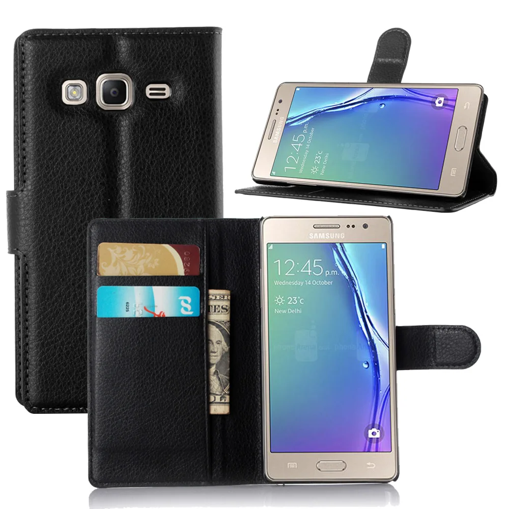 Book Style PU Leather Case Cover for Samsung Galaxy Z3 Flip Wallet