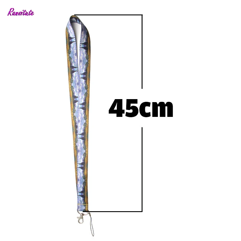 

Ransitute Van Gogh's Mobile Phone Straps neck lanyards for keys glasses card holder bead keychain phones cameras webbing