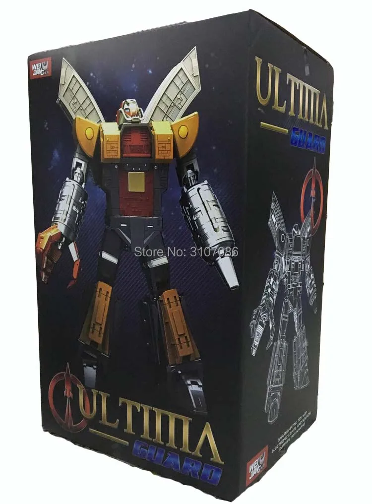 Трансформация Omega Supreme Guard Terminus Giganticus Masterpiece Окончательный светильник и звуковая Коллекция фигурка робота