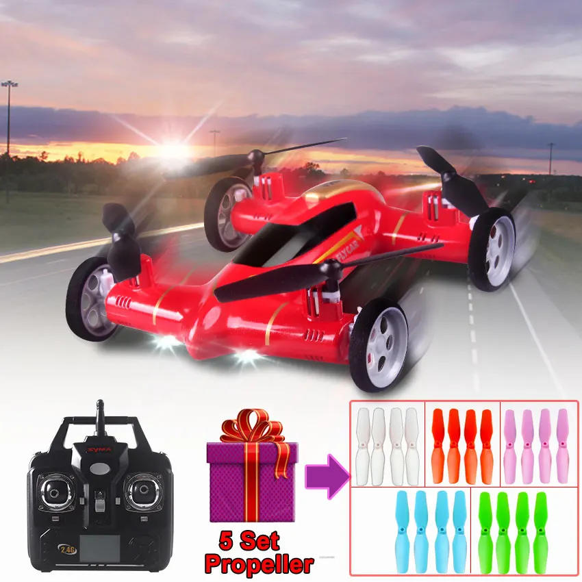 Free shipping 2.4G 6 Axis Syma X9 quadcopter RC helicopter drone Air ground amphibious Remote