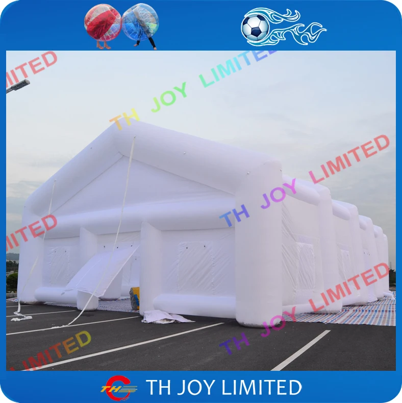 Палатка надувная белая 10x6/12x6/15x8 м | Игрушки и хобби