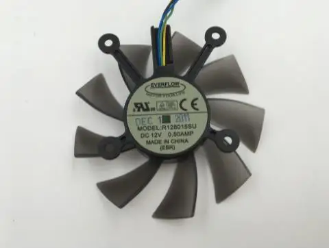 

GTS450 550 550TI R12015BU 12V 0.5A four-wire graphics card fan