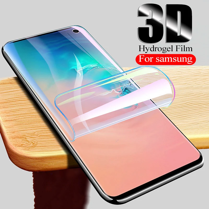 5D изогнутая мягкая Гидрогелевая пленка для Samsung Galaxy s8 s9 plus s10 защитная экрана из