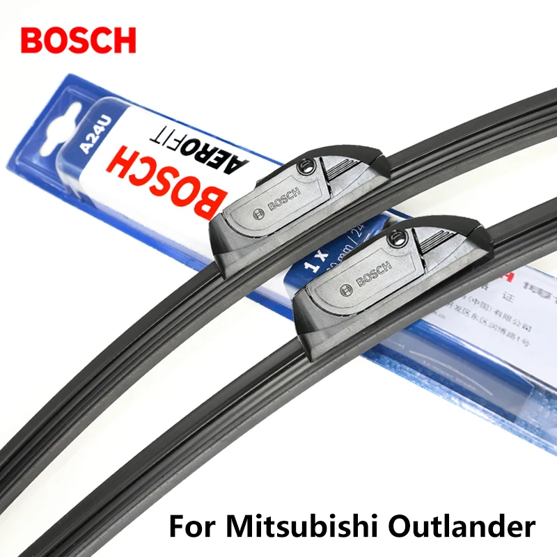2pieces/set BOSCH Wiper Blades for Mitsubishi Outlander 22"&19" Fit