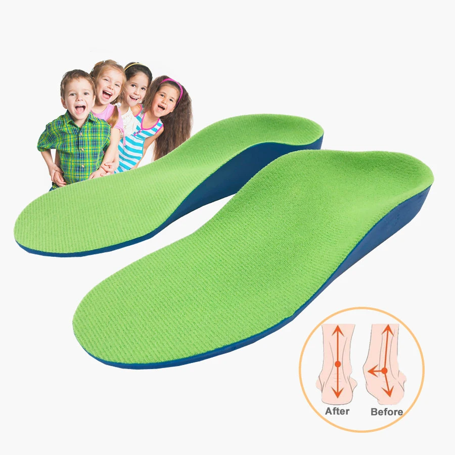 

Kids Orthopedic insoles for Children Shoes Flat Foot Arch Support Orthotic Pads Correction Health Feet Care insoles for shoes