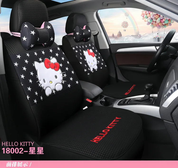 Модные милые автомобильные аксессуары hello kitty Decoracion Para Coches Asientos покрывало для автомобильного сиденья