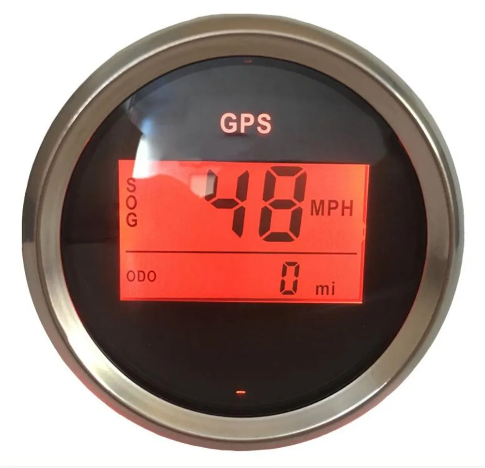 1pc Brand New 52mm Digital GPS Odometers Auto Meters Speedometers 0