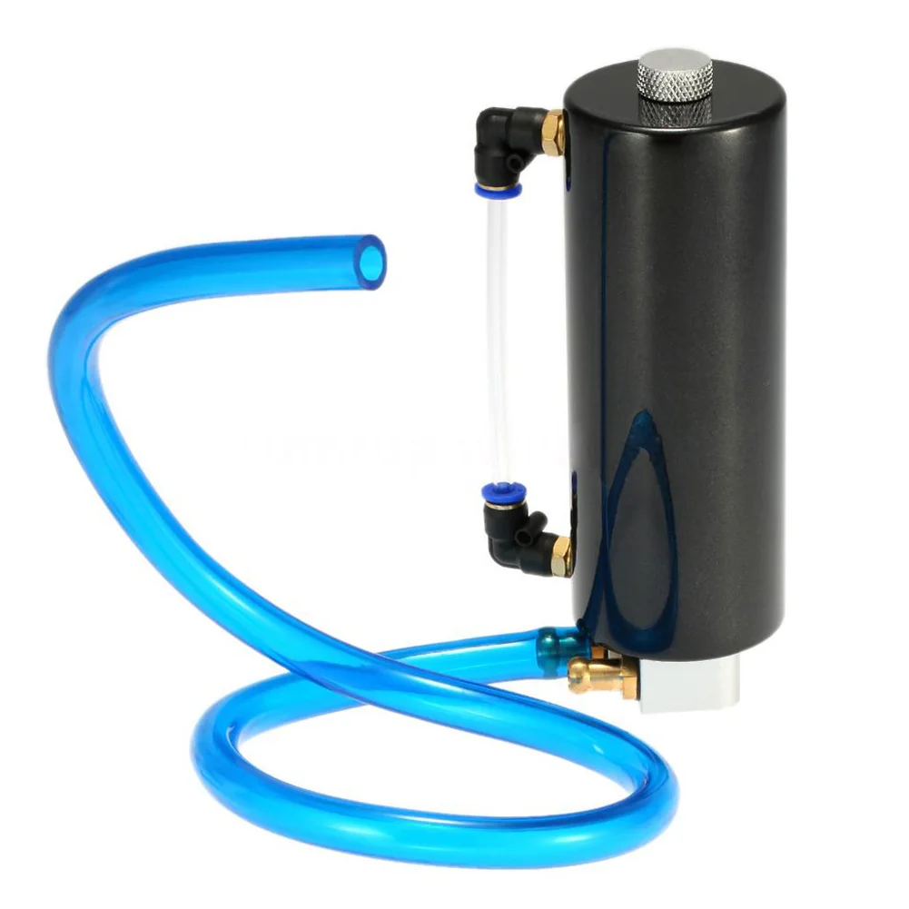 

AUTO Universal Racing Car Oil Catch Tank Billet Round Turbo Reservoir Can Kit 3 Color