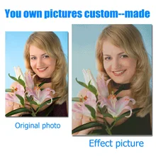 Фотографии на заказ сделать свой собственный алмаз живопись полная дрель Алмазная мозаика Стразы DIY картина вышивка крестом картины