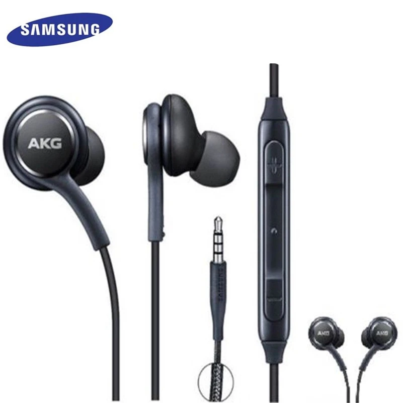 SAMSUNG Earphones Black IG955 3.5mm In ear with Microphone Wire Headset